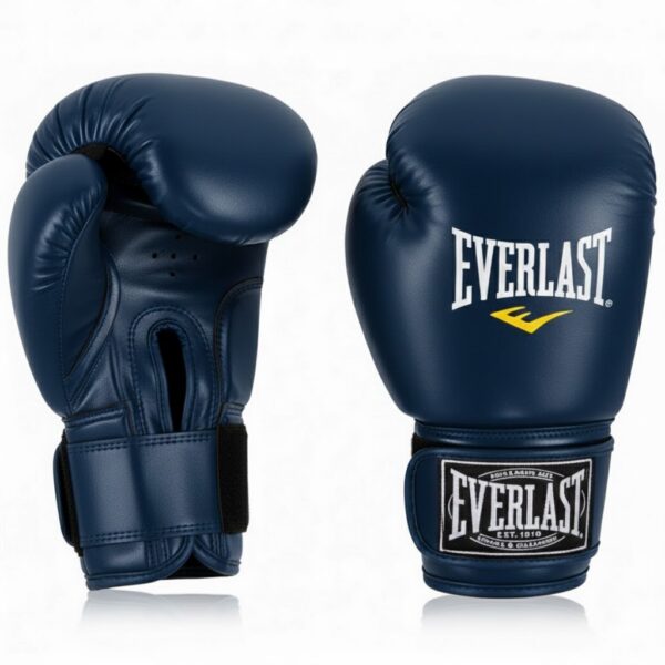 Боксерские перчатки Everlast (10 унций, Синие)