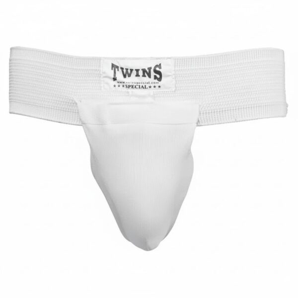 Защита паха мужская белая TWINS XS-XL