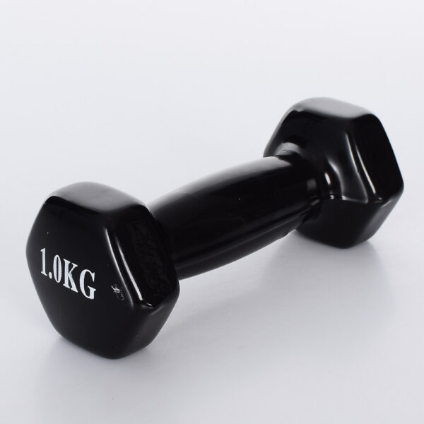 Гантель для фитнеса с виниловым покрытием 1кг 2шт