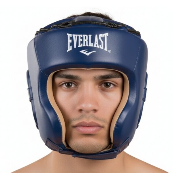 Шлем боксерский открытый Everlast синий