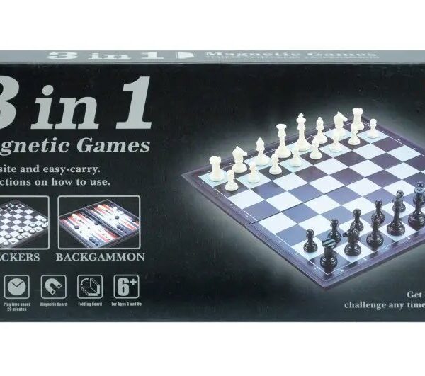 Шахматы, шашки и нарды 3в1 36x36см