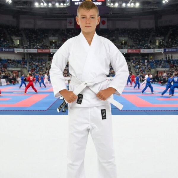 Кимоно для карате на рост 110-190см белый