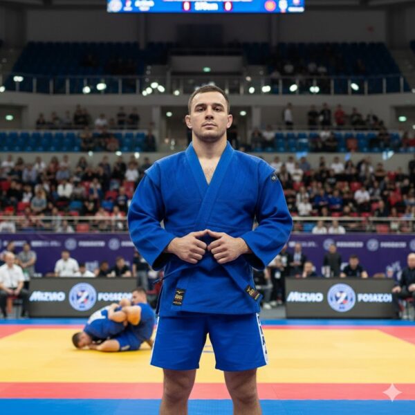 Кимоно для самбо куртка шорты и пояс (130-190см) синий