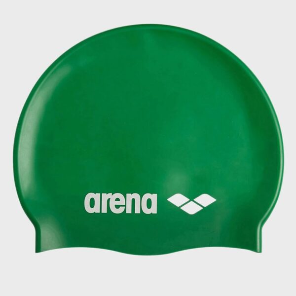 Шапка для плавания Arena CLASSIC SILICONE зеленый