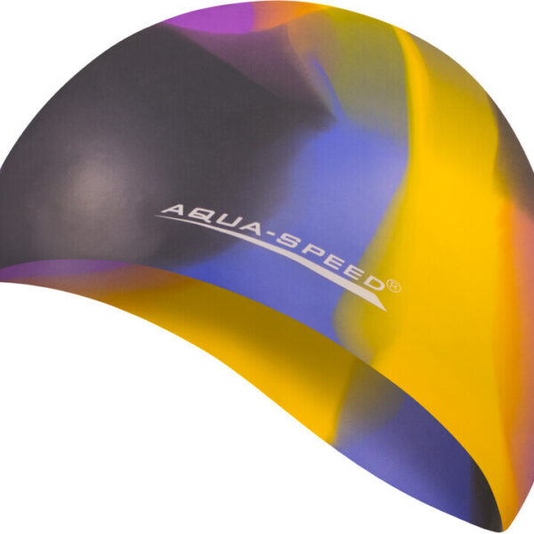 Шапка для плавания Aqua мультиколор