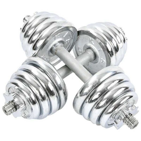 Гантели 2шт по 12,5кг разборные хромированные