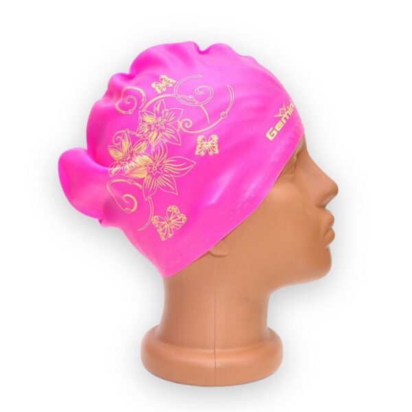 Шапочка для длинных волос розовый