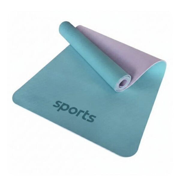 Коврик для фитнеса и йоги 5шт Sport 6мм Бирюзово-Розовый