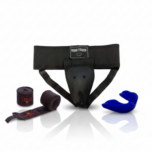 Капа, бинты и защита паха