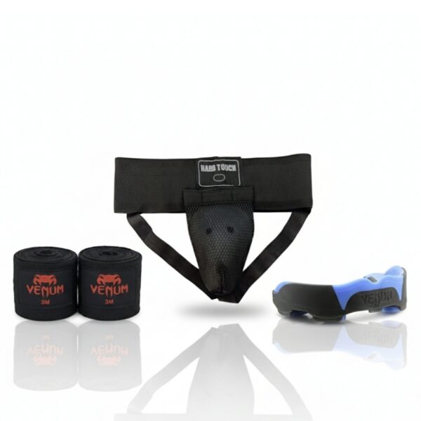 Капа, бинты и защита паха