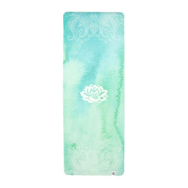 Коврик для йоги замшевый каучуковый 183см*68см*4см