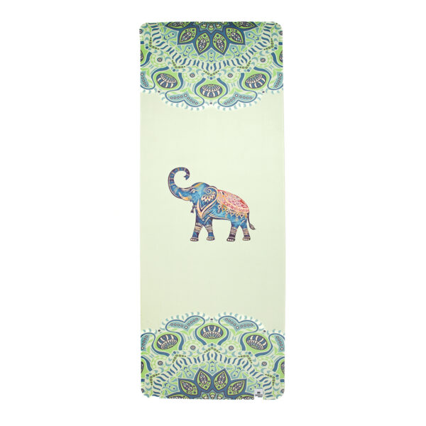 Коврик для йоги замшевый каучуковый 183см*68см*4мм