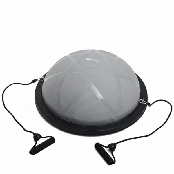 Балансировочная платформа Ф60см полусфера BOSU с эспандерами