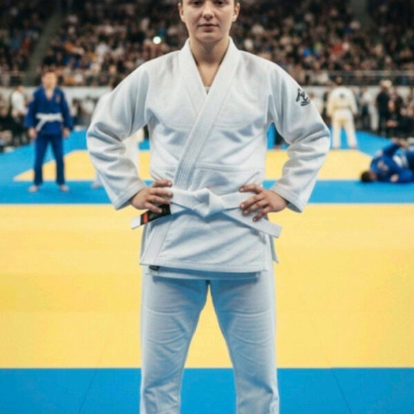 Кимоно для джиу-джитсу (BJJ Gi) белый на рост 160-190см