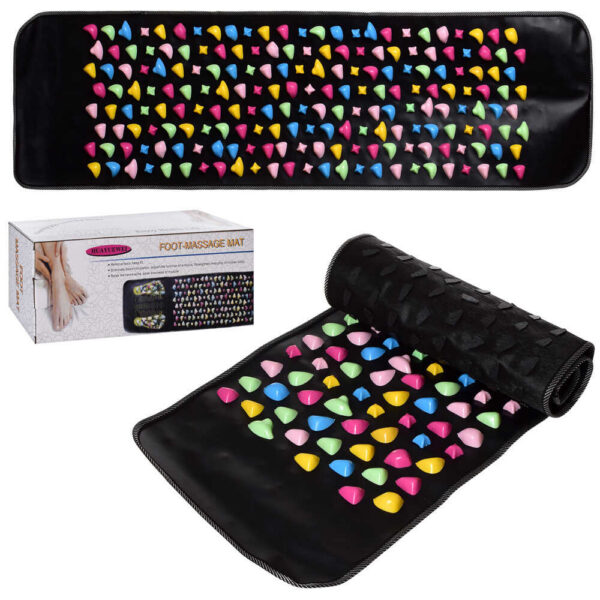 Коврик ортопедический массажный с камнями 120x0,35м