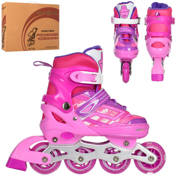Ролики Profi Roller размер 35-38 Фиолетовый