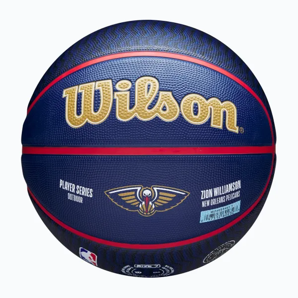 Мяч баскетбольный Wilson NBA PLAYER ICON OUTDOOR BSKT ZION
