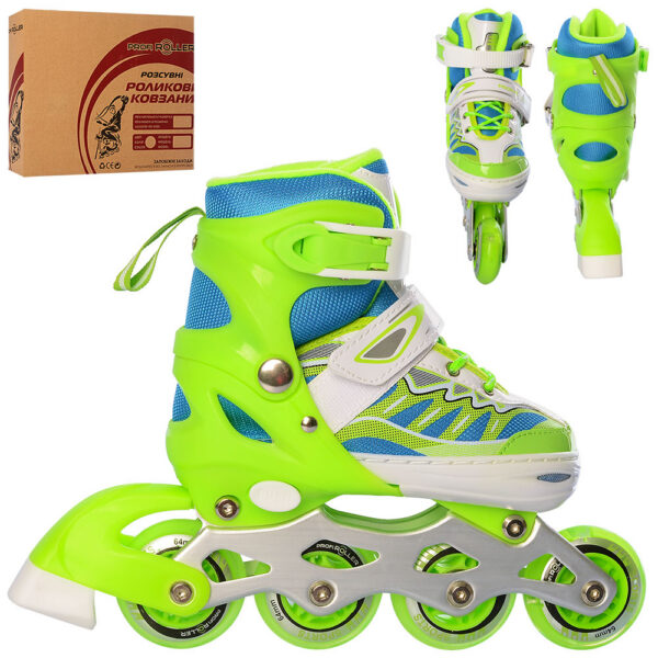 Ролики Profi Roller размер 31-34 Синий-Зеленый