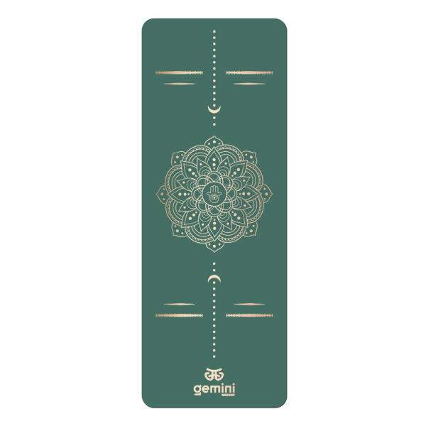 Коврик для йоги каучуковый Sport Pro 183см*68см*5мм темно-зеленый