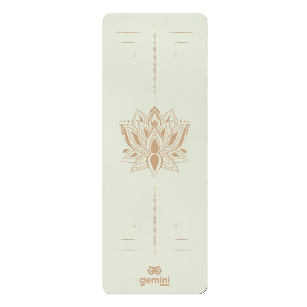 Коврик для йоги каучуковый ILLustration Sport Pro 183см*68см*5мм пудровый