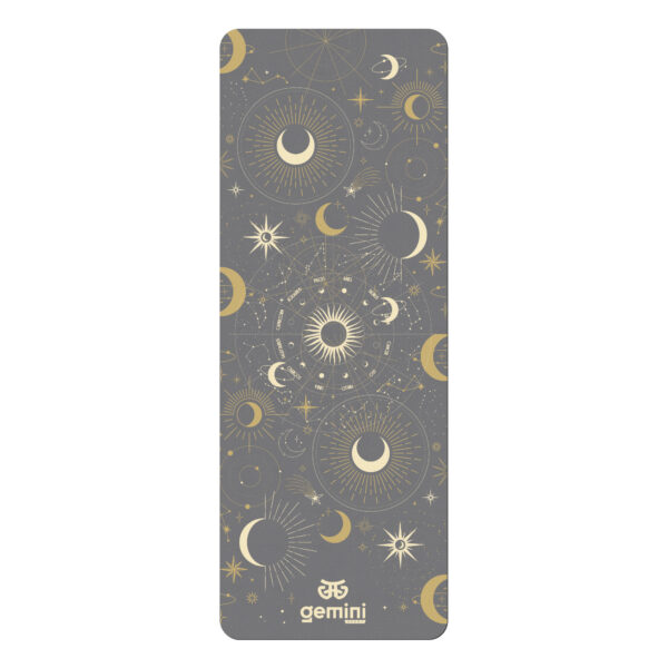 Коврик для йоги каучуковый Sport Pro 183см*68см*5мм темно-серый