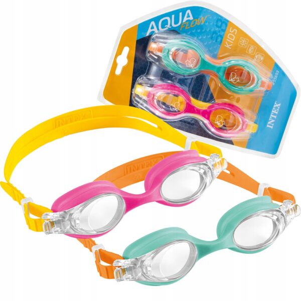 Очки для плавания детские Intex 3-8 лет 2шт